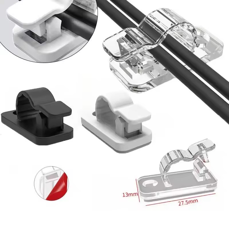 Office Furniture - Clipes de Cabo Autoadesivos para Organização
