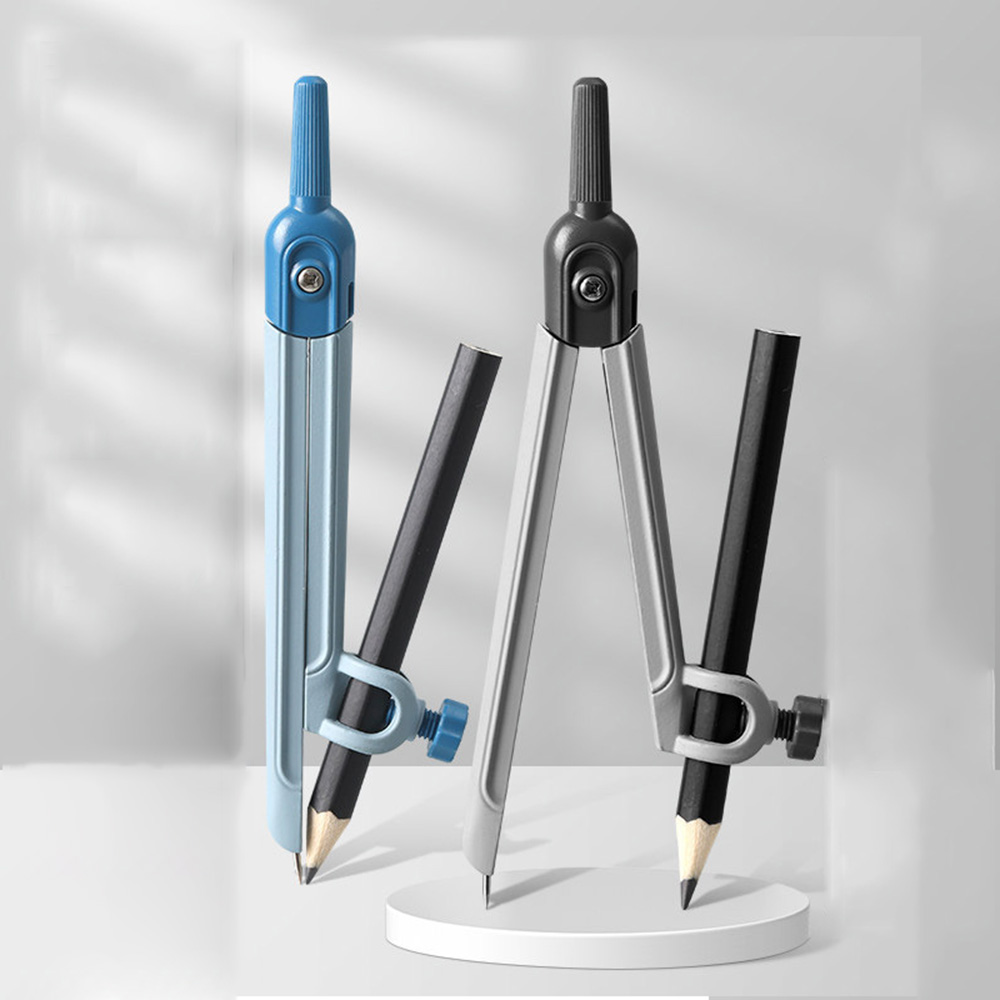 Math Geometry Set With Compass - Conjunto de Geometria Matemática 3 Peças: