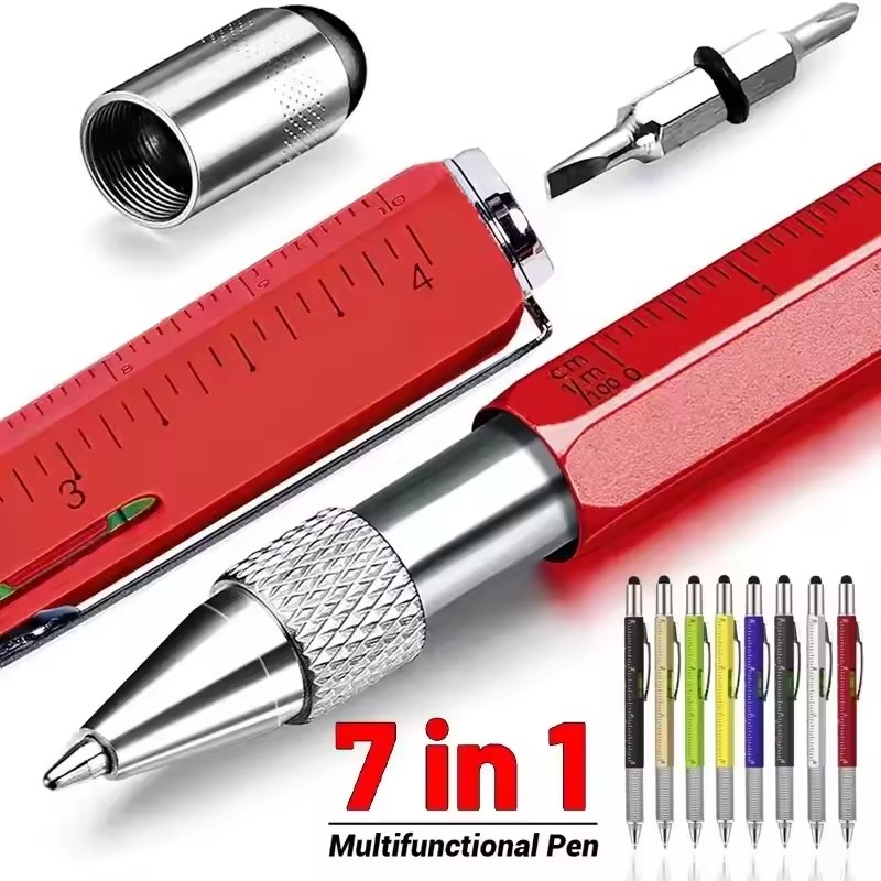 Writing Tools - Caneta Multifuncional 7 em 1 com