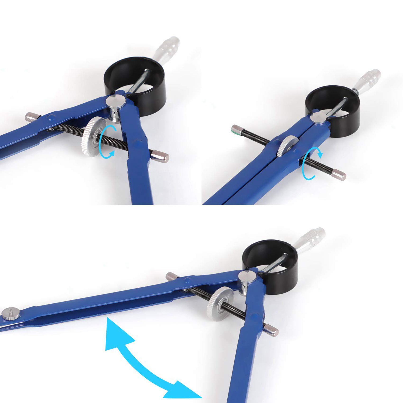 Compasso Profissional 3X, Conj - Math Geometry Set With Compass avaliação e preço