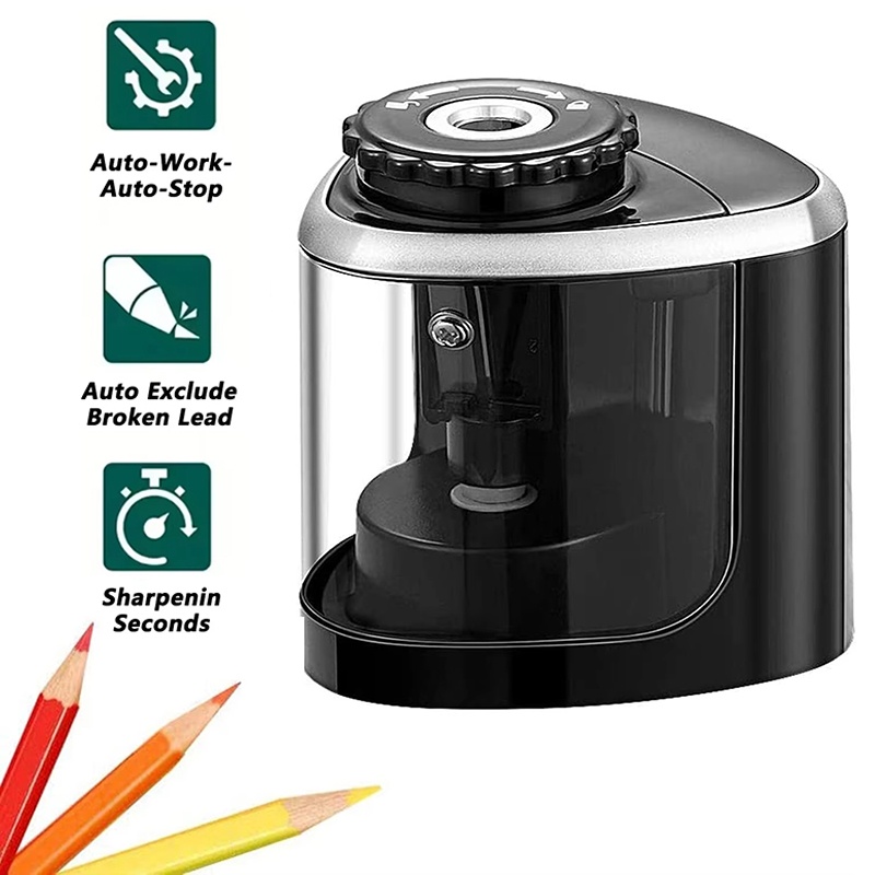 Apontador de Lápis Automático  - Electric Pencil Sharpener Usb avaliação e preço