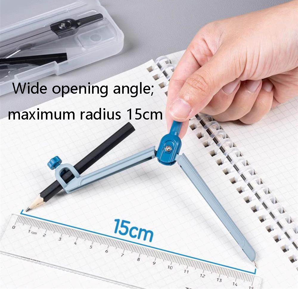 Conjunto de Geometria Matemáti - Math Geometry Set With Compass avaliação e preço