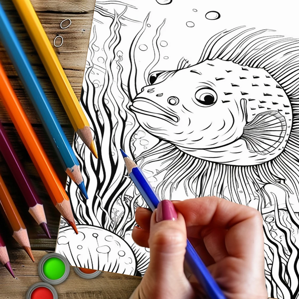 Livro de Colorir Subaquático d - School Supplies avaliação e preço