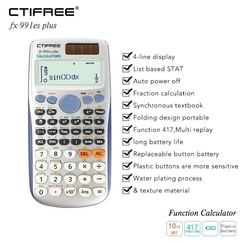 Calculadoras científicas com p - Scientific Calculator For Secondary School avaliação e preço
