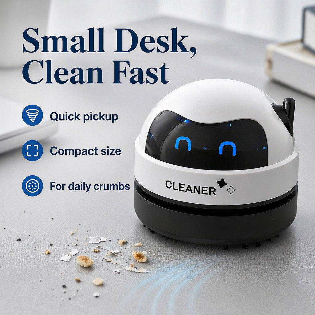 Mini Aspirador de Pó de Mesa 3 - Mini Desktop Vacuum Cleaner For Eraser Dust avaliação e preço